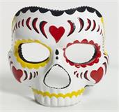 Day of the Dead Female Costume Mask Adult
