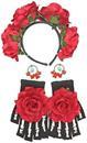 Day of The Dead Women's Costume Accessory Kit
