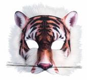 3D Print Costume Half Mask: Tiger