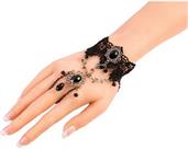 Dark Royalty Adult Costume Hand Jewelry