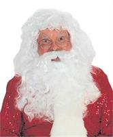 Santa Wig and Beard Professional Christmas Costume Accessory Set