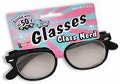 50's Class Nerd Geek Cracked Broken Costume Glasses