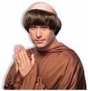 Religious Monk Dark Brown Costume Wig Adult Standard