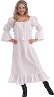 White Medieval Chemise Costume Undergarment Adult Plus