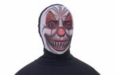 Disappearing Man Hooded Mask Adult: Scary Clown
