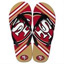 San Francisco 49Ers NFL Unisex Big Logo Flip Flops