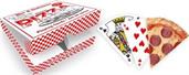 Pizza Slice-Shaped Playing Cards | 52 Card Deck + 2 Jokers