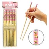 Boba GAMAGO Cast Bamboo Chopsticks | Set of 4
