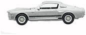 Gone In 60 Seconds 1:64 Diecast Car - 1967 Eleanor Custom Mustang