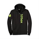 Hitbox "Hitbox Font" Men&#39;s Black Zip-Up Hoodie
