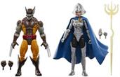 Marvel Legends 6 Inch Action Figure Set | Wolverine and Lilandra Neramani