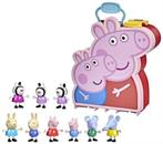 Peppa Pig Carry-Along Brothers and Sisters 9 Piece Figure Set