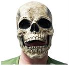 Latex Moving Mouth Skull Adult Costume Mask | One Size