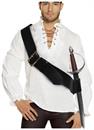 Leatherlike Cross Strap Sword Holder Adult Costume Accessory | Adjustable