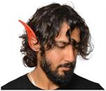 Red Latex Devil Flexi Costume Ears | Adult One Size
