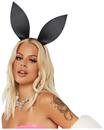 Bunny Ears Adult Costume Headband | Black