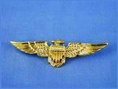Aviator Pilot Costume Accessory Pin - Gold