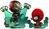 Marvel Spider-Man Far From Home Cosbaby (S) Set | Iron Man Illusion & Spider-Man