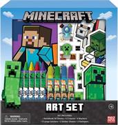 Minecraft Kids Coloring Art Set | Stickers & Stampers