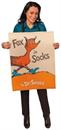 Dr Seuss Fox In Sox Book Quik ChangeT Adult Costume | One Size
