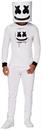 Marshmello Adult Costume | Long Sleeve Shirt With Half Mask