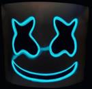 Marshmello EL Adult Costume Mask