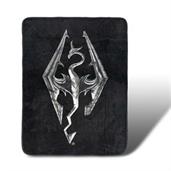 Skyrim Dragon Emblem 45" x 60" Fleece Throw Blanket