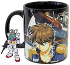 Gundam Wing Pilot 11oz Coffee Mug with Enamel Pin