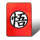 Dragon Ball Z Custom Goku Symbol Lightweight Fleece Blanket | 45 x 60 Inches
