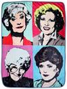 Golden Girls Warhol Fleece Blanket Comforter | 45"x60"