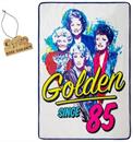 Golden Girls 45 x 60 Inch Fleece Throw Blanket & Air Freshener Gift Set