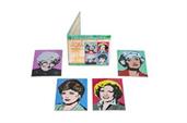 The Golden Girls Collectible Warhol Art Style 4-Magnet Set | 4-Inch Tall Magnets
