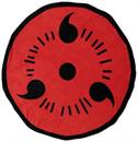 Naruto Shippuden Sharingan 48 Inch Round Fleece Throw Blanket