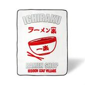 Naruto Ichiraku Ramen Fleece Throw Blanket | 45 x 60 Inches
