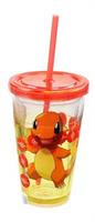 Pokemon Charmander 18oz Carnival Cup w/ Floating Confetti Pokeballs