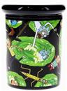 Rick and Morty Portal 6 Ounce Glass Jar with Lid