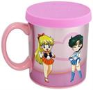 Sailor Moon Sailor Scouts 16 Ounce Ceramic Mug with Lid