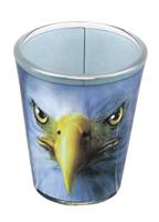 Eagle Face 2oz Shot Glass
