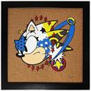 Sonic The Hedgehog 10 x 10 Inch Cork Board Wall Art