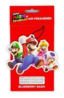 Super Mario Group Air Freshener | Licensed Nintendo Accessory - Blueberry Scent