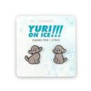 Yuri on Ice Makkachin Enamel Collector Pin Set