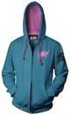 Overwatch Ultimate Zarya Zip-Up Hoodie | Blue/Red
