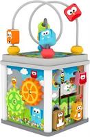J'adore Wooden Zoo Animal Mini 5-in-1 Activity Cube Center