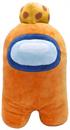 Among Us 7 Inch Plush | Orange Crewmate w/ Cheese Hat