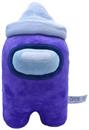 Among Us 7 Inch Plush | Purple Crewmate w/ Paper Hat