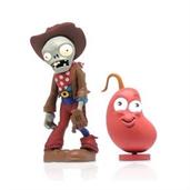 Plants Vs Zombies Cowboy Zombie and Chili Bean 3" Action Figure Pack