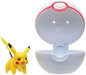 Pokemon Clip N Go Poke Ball Set | 2 Inch Pikachu & Premier Ball