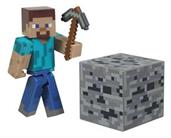 Minecraft 3" Series 1 Figure With Accessories: Steve