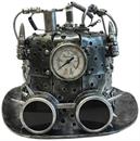 Steampunk Silver Top Hat Costume Accessory