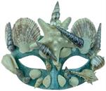 Mermaid Masquerade Costume Mask | Aqua